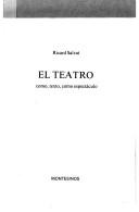 Cover of: El teatro, como texto, como espectáculo