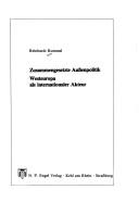 Cover of: Zusammengesetzte Aussenpolitik by Reinhardt Rummel