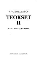 Cover of: Teokset