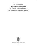 Cover of: Historistische Architektur in Theorie und Ausführung: der Baumeister Emil von Manger