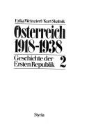 Cover of: Österreich, 1918-1938: Geschichte der Ersten Republik