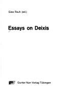 Cover of: Essays on deixis