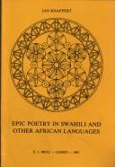 Cover of: Epic poetry in Swahili and other African languages | Knappert, Jan.