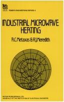 Cover of: Industrial microwave heating