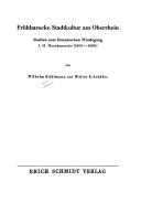 Frühbarocke Stadtkultur am Oberrhein by Wilhelm Kühlmann