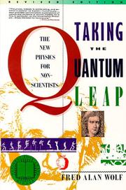 Cover of: Taking the Quantum Leap by Fred A. Wolf