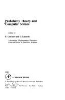 Probability Theory and Computer Science (International lecture series in computer science) by G. Latouche