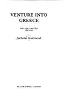 Cover of: Venture into Greece: with the guerrillas, 1943-44