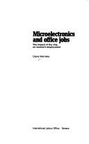 Cover of: Microelectronics and office jobs by Diane Werneke