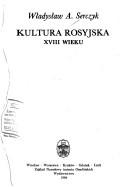 Cover of: Kultura rosyjska XVIII wieku