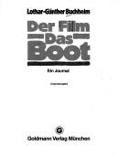 Cover of: Der Film Das Boot: ein Journal