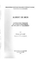 Cover of: Albert de Mun by Philippe Levillain