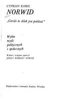 Cover of: "Gorzki to chleb jest polskość" by Cyprian Norwid, Cyprian Norwid