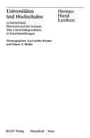 Cover of: Universitäten und Hochschulen in Deutschland, Österreich und der Schweiz: eine Universitätsgeschichte in Einzeldarstellungen
