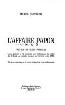 Cover of: L' affaire Papon