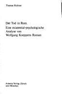 Cover of: Der Tod in Rom by Thomas Richner