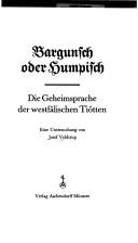 Bargunsch oder Humpisch by Josef Veldtrup