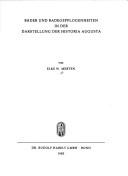 Cover of: Bäder und Badegepflogenheiten in der Darstellung der Historia Augusta