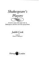 Cover of: Shakespeare's players by Judith Cook