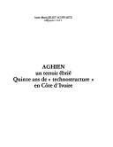 Cover of: Aghien, un terroir ébrié: quinze ans de "technostructure" en Côte d'Ivoire