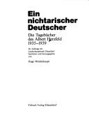 Cover of: Ein nichtarischer Deutscher: die Tagebücher des Albert Herzfeld 1935-1939