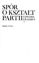 Cover of: Spór o kształt partii