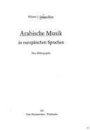 Cover of: Arabische Musik in europäischen Sprachen: eine Bibliographie