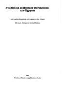 Studien an subfossilen Tierknochen aus Ägypten by Joachim Boessneck