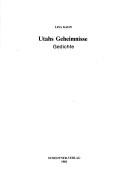 Cover of: Utahs Geheimnisse: Gedichte