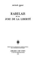 Cover of: Rabelais et la joie de la liberté