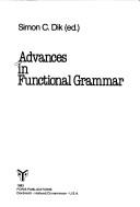 Cover of: Advances in functional grammar