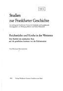 Cover of: Reichsstädte und Kirche in der Wetterau by Wolfram Heitzenröder