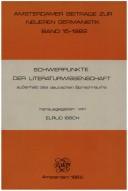 Cover of: Schwerpunkte der Literaturwissenschaft ausserhalb des deutschen Sprachraums