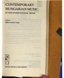 Cover of: Contemporary Hungarian music in the international press by edited by Bálint András Varga.