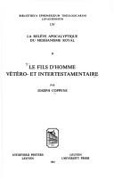 Cover of: Le fils d'homme vétéro- et intertestamentaire