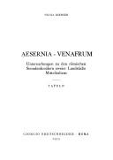 Cover of: Aesernia-Venafrum: Untersuchungen zu den römischen Steindenkmälern zweier Landstädte Mittelitaliens