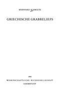 Cover of: Griechische Grabreliefs