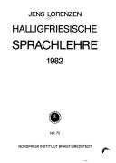 Cover of: Halligfriesische Sprachlehre