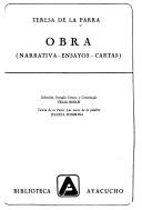Cover of: Obra (narrativa, ensayos, cartas)