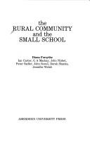 Cover of: The Rural community and the small school | 
