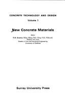 Cover of: New concrete materials