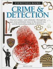 Cover of: Crime & detection by Brian Lane