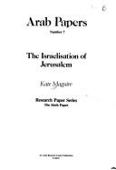 Cover of: Israelisation of Jerusalem | Kate Maguire