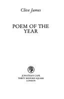 Cover of: Poem of the year