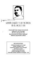 Rubén Darío y su vigencia en el siglo XXI by Simposio Internacional "Rubén Darío y su Vigencia en el Siglo XXI" (1st 2003 León, Nicaragua)