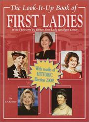 Cover of: The look-it-up book of first ladies