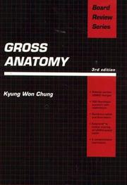 Cover of: Gross anatomy
