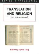 Cover of: Translation and religion | 
