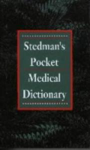 Cover of: Stedman UK Pocket Dictionary