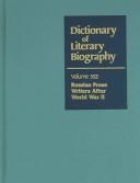 Cover of: Russian prose writers after World War II by edited by Christine Rydel.